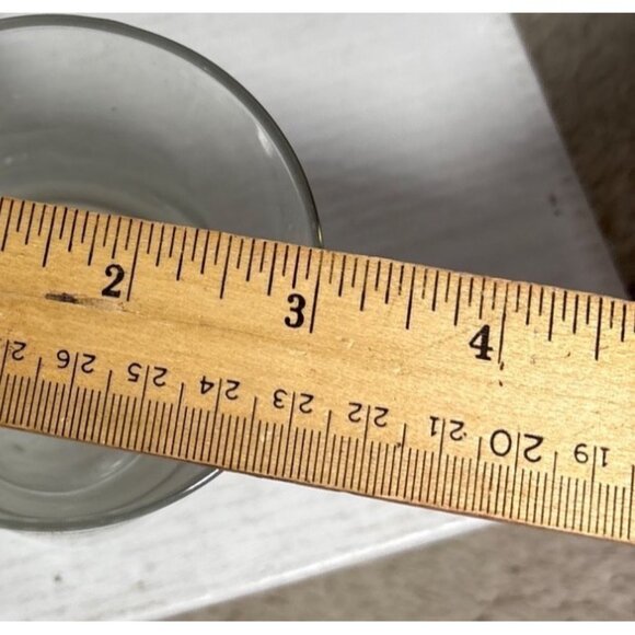 Set Of 6 Baileys Irish Cream Clear Glasses With Logo Etching Bubble Base Design - Picture 8 of 10